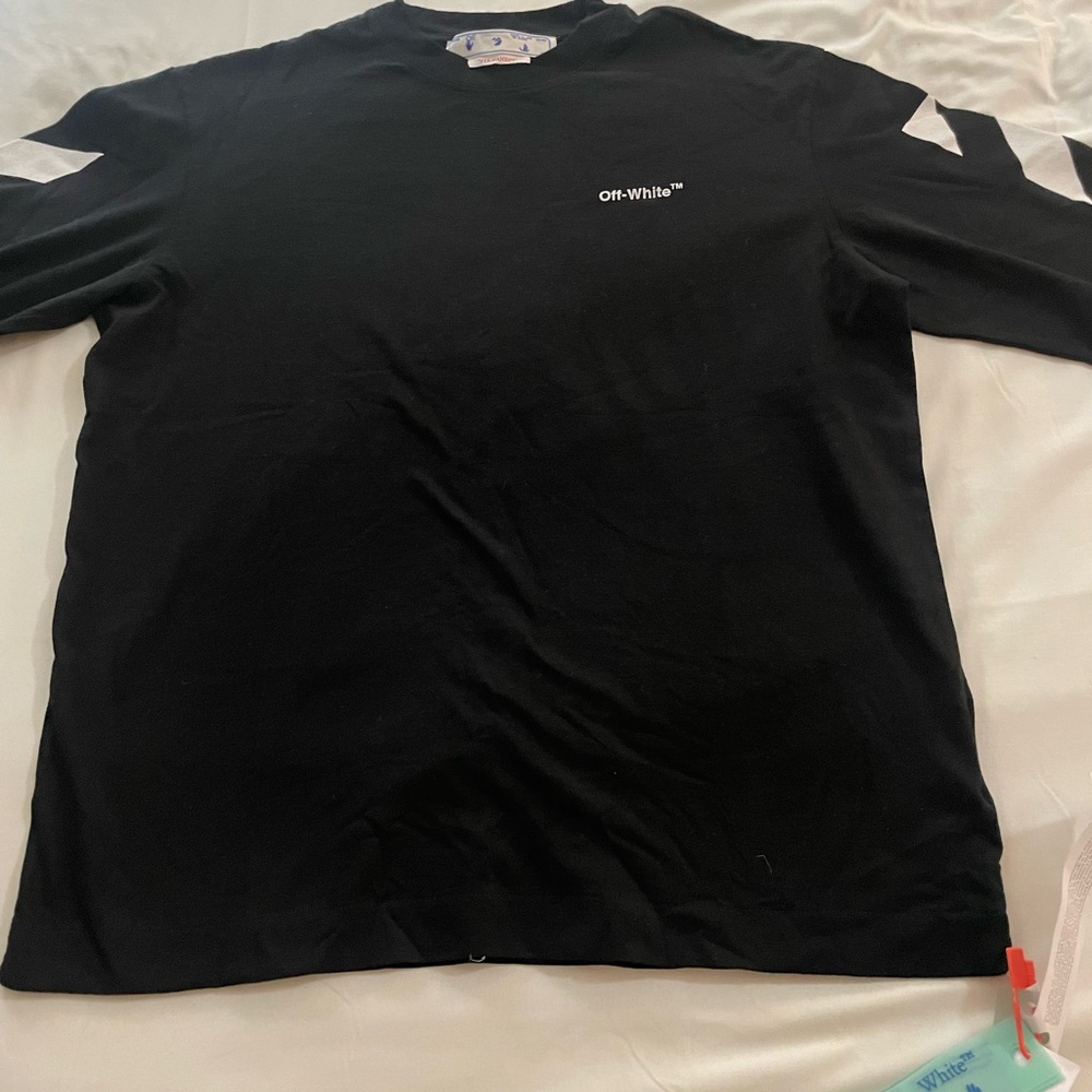 Off-white Diag Helvetica Skate Tee Sz M - Picture 4 of 10